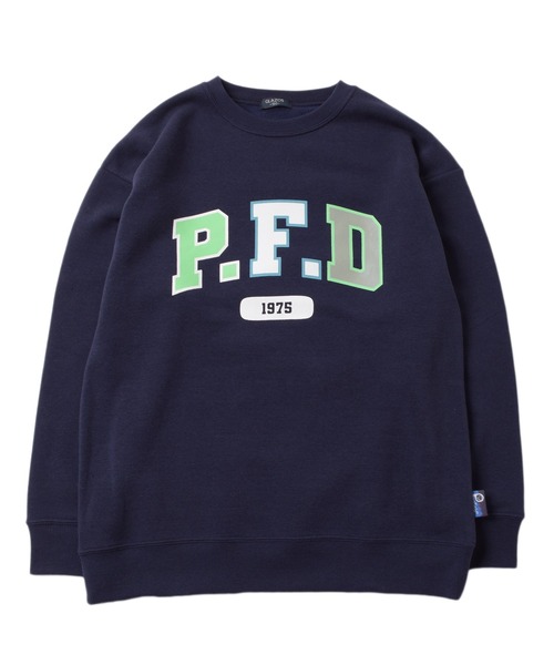 GLAZOS（グラソス）の「【Penfield】裏起毛・カラフルロゴプリントトレーナー（スウェット・キッズ・チャコールグレー/レッド/オートミール/ネイビー・140cm/150cm/160cm/170cm）」の8枚目の写真