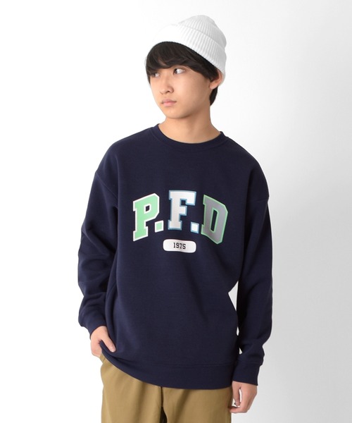 GLAZOS（グラソス）の「【Penfield】裏起毛・カラフルロゴプリントトレーナー（スウェット・キッズ・チャコールグレー/レッド/オートミール/ネイビー・140cm/150cm/160cm/170cm）」の17枚目の写真