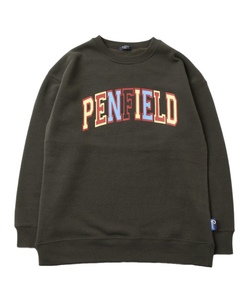 GLAZOS（グラソス）の「【Penfield】裏起毛・カラフルロゴプリントトレーナー（スウェット・キッズ・チャコールグレー/レッド/オートミール/ネイビー・140cm/150cm/160cm/170cm）」の5枚目の写真