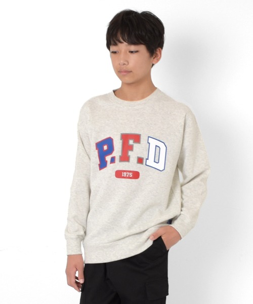 GLAZOS（グラソス）の「【Penfield】裏起毛・カラフルロゴプリントトレーナー（スウェット・キッズ・チャコールグレー/レッド/オートミール/ネイビー・140cm/150cm/160cm/170cm）」の15枚目の写真