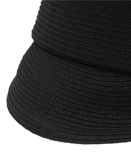 Cable（ケーブル）の「Cableami×BEAMS BOY / ブレード キャスケット 15SS②（キャスケット・レディース・ブラック/ベージュ・ONE SIZE）」の6枚目の写真