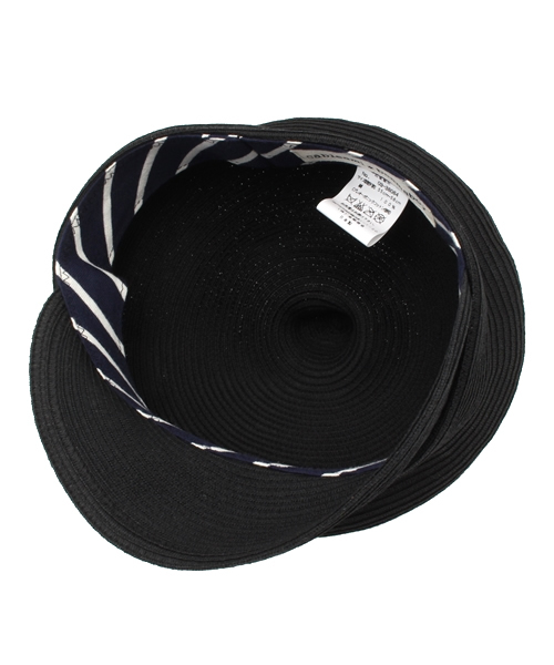 Cable（ケーブル）の「Cableami×BEAMS BOY / ブレード キャスケット 15SS②（キャスケット・レディース・ブラック/ベージュ・ONE SIZE）」の8枚目の写真