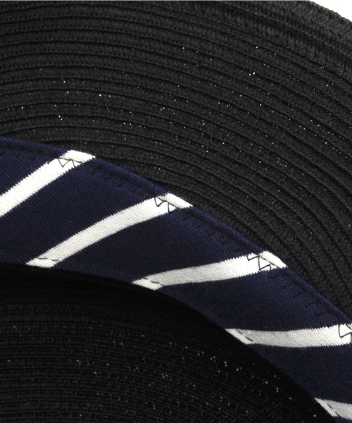 Cable（ケーブル）の「Cableami×BEAMS BOY / ブレード キャスケット 15SS②（キャスケット・レディース・ブラック/ベージュ・ONE SIZE）」の9枚目の写真