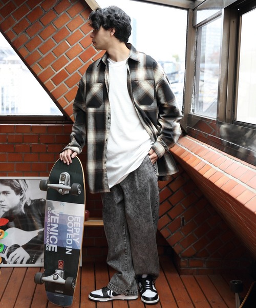 ８(eight)（エイト）の「オンブレチェックシャツ（シャツ/ブラウス・メンズ・ホワイト/ブラウン/チャコール/ブルー/ホワイト系その他・X-LARGE/LARGE/MEDIUM）」の19枚目の写真