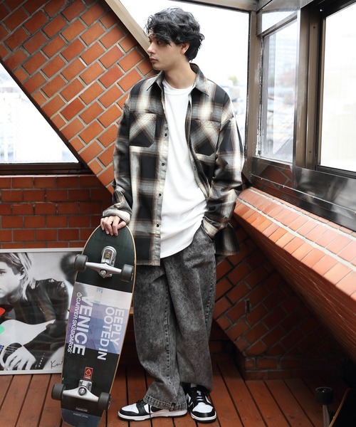 ８(eight)（エイト）の「オンブレチェックシャツ（シャツ/ブラウス・メンズ・ホワイト/ブラウン/チャコール/ブルー/ホワイト系その他・X-LARGE/LARGE/MEDIUM）」の18枚目の写真