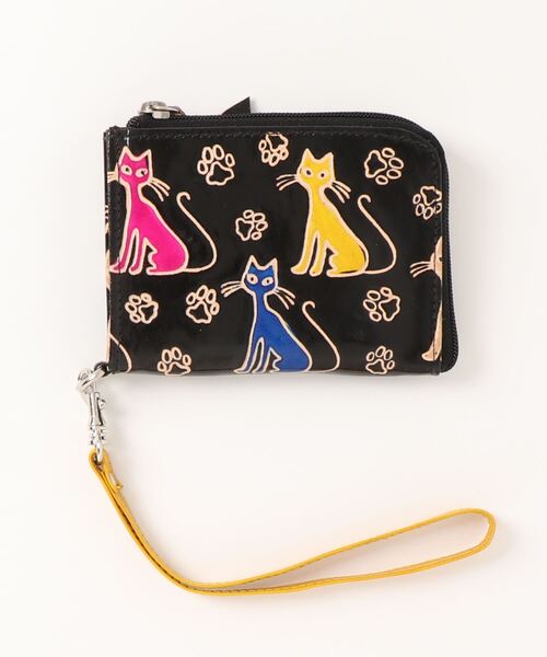 チャイハネ（チャイハネ）の「【チャイハネ】インド伝統山羊革細工 サンティニコインケース（コインケース・レディース・ピンク/グリーン/ブラウン/イエロー/パープル/グリーン系その他/ブラック/ブルー・FREE）」の2枚目の写真