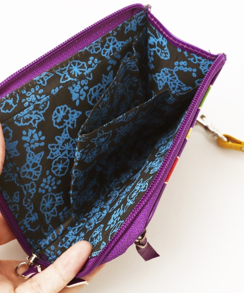 チャイハネ（チャイハネ）の「【チャイハネ】インド伝統山羊革細工 サンティニコインケース（コインケース・レディース・ピンク/グリーン/ブラウン/イエロー/パープル/グリーン系その他/ブラック/ブルー・FREE）」の12枚目の写真