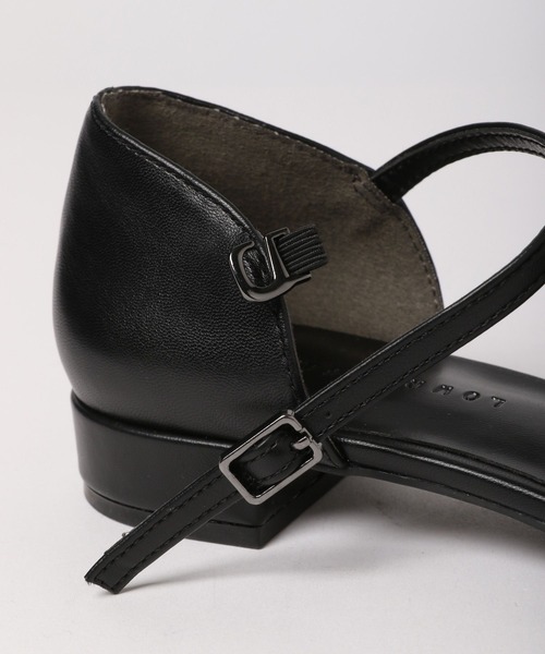 LOWRYS FARM（ローリーズファーム）の「セパレートパンプス　182140（パンプス・レディース・ブラック/アイボリー・MEDIUM/LARGE）」の4枚目の写真