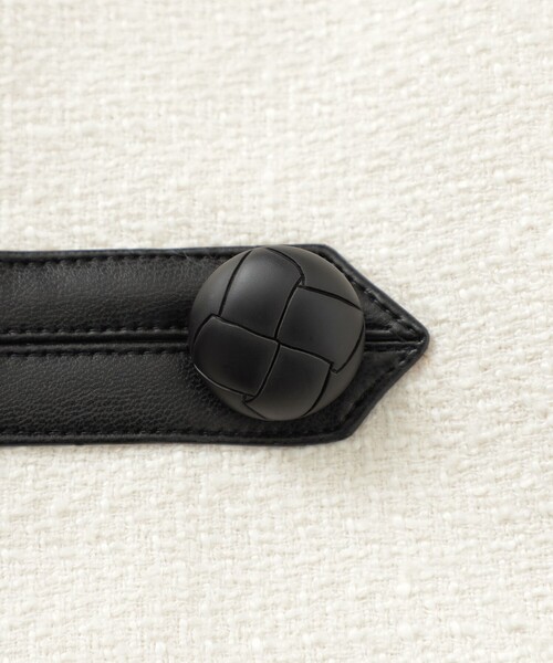 LOVELESS（ラブレス）の「【石井亜美AmiIshiiコラボ】 オフツィードナポレオンジャケット（ノーカラージャケット・レディース・ホワイト系その他・34/36）」の14枚目の写真