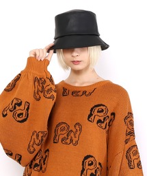 PUNYUS | フェィクレザーバケットハット(ハット)