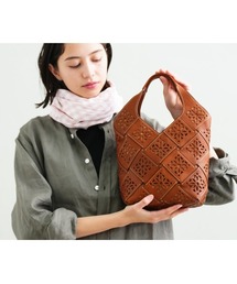 genten（ゲンテン）の「サステナブルカットワーク トートバッグ（中）（トートバッグ）」