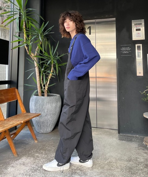 CIAOPANIC（チャオパニック）の「ナイロンカーゴサロペット（サロペット/オーバーオール・メンズ・ブラック/カーキ・FREE）」の13枚目の写真