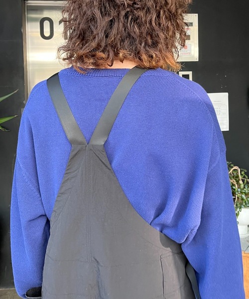 CIAOPANIC（チャオパニック）の「ナイロンカーゴサロペット（サロペット/オーバーオール・メンズ・ブラック/カーキ・FREE）」の10枚目の写真