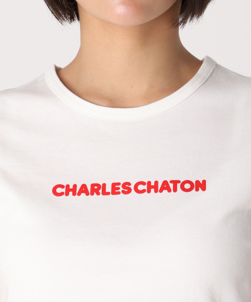 IENA - Charles Chaton 2way リボンTシャツ lux top（Tシャツ／カットソー）｜Charles Chaton（シャルル