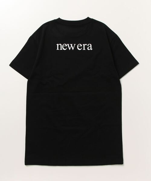 NEW ERA（ニューエラ）の「NEW ERA/ニューエラ WMS SS TEE OP ワンポイント バックプリント ワンピース  13516694/13516695（ワンピース・レディース・グリーン/ブラック・FREE）」の2枚目の写真