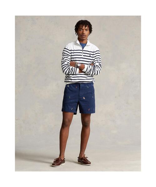 ラルフローレン バミューダパンツ ストレッチ コットン シアサッカー ショートパンツ | POLO RALPH
