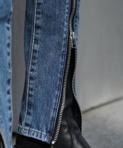 ジョン ローレンスサリバン Washed Denim Zipped Pants WASHED DENIM ZIPPED PANTS｜JOHN LAWRENCE SULLIVAN