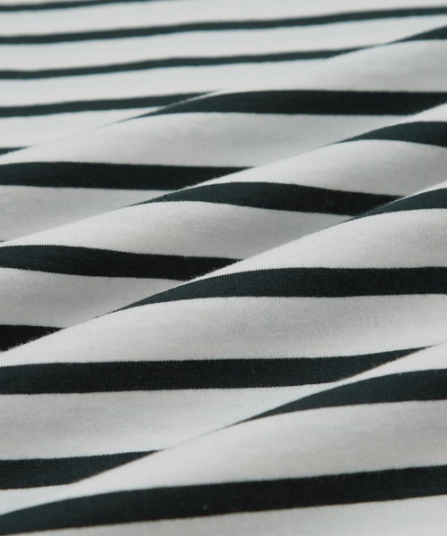 improves(インプローブス)の「【improves】ボーダー ボートネック 長袖 バスクシャツ(Tシャツ/カットソー・メンズ・ブラック×ホワイト/ホワイト×ネイビー/ベージュ×ブラック・MEDIUM/LARGE/SMALL/X-LARGE)」の9枚目の写真