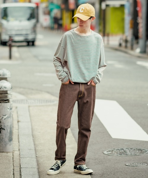 improves(インプローブス)の「【improves】ボーダー ボートネック 長袖 バスクシャツ(Tシャツ/カットソー・メンズ・ブラック×ホワイト/ホワイト×ネイビー/ベージュ×ブラック・MEDIUM/LARGE/SMALL/X-LARGE)」の22枚目の写真