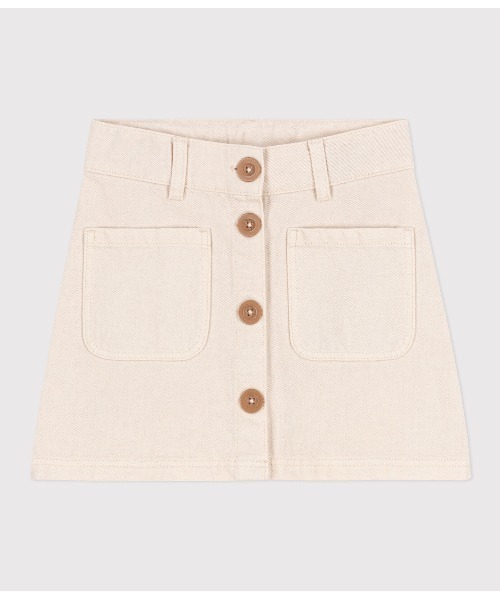 【セール】カラーデニムスカート（スカート）｜PETIT BATEAU（プチバトー）