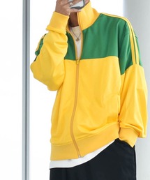 ジャージ切替トラックジャケット