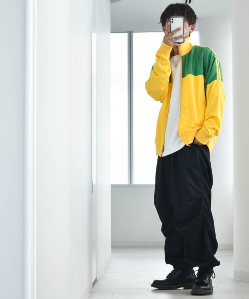Anytime Songs（エニータイムソングス）の「ジャージ切替トラックジャケット（その他アウター・メンズ・ブラック/イエロー/ブルー/グリーン・MEDIUM/LARGE）」の17枚目の写真
