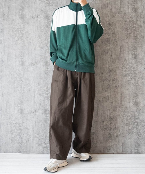 Anytime Songs（エニータイムソングス）の「ジャージ切替トラックジャケット（その他アウター・メンズ・ブラック/イエロー/ブルー/グリーン・MEDIUM/LARGE）」の9枚目の写真