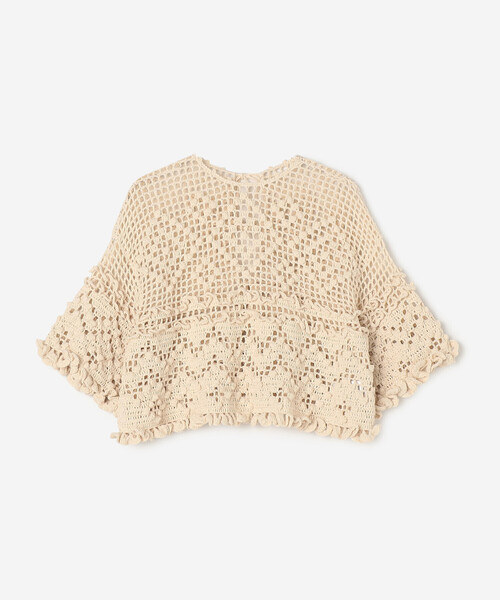 unfil（アンフィル）の「unfil | ハンドクロシェット カーディガン 