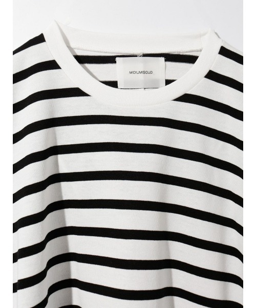 MIDIUMISOLID（ミディウミソリッド）の「MIDIUMISOLID ワイドロングプルオーバー（Tシャツ/カットソー・レディース・ホワイト系その他2/ブラック/ベージュ・FREE/M）」の16枚目の写真