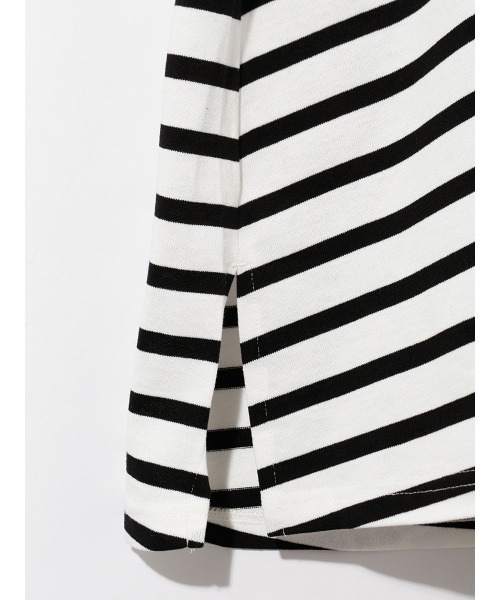 MIDIUMISOLID（ミディウミソリッド）の「MIDIUMISOLID ワイドロングプルオーバー（Tシャツ/カットソー・レディース・ホワイト系その他2/ブラック/ベージュ・FREE/M）」の22枚目の写真