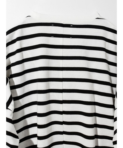 MIDIUMISOLID（ミディウミソリッド）の「MIDIUMISOLID ワイドロングプルオーバー（Tシャツ/カットソー・レディース・ホワイト系その他2/ブラック/ベージュ・FREE/M）」の11枚目の写真