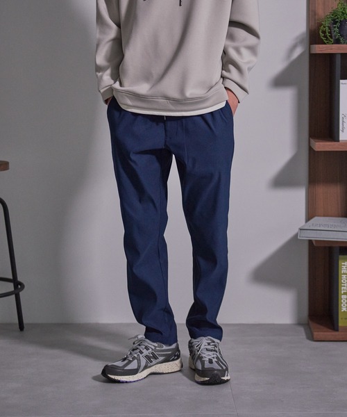 Blue Standard (ブルースタンダード)の「【BLUE STANDARD/ブルースタンダード】快適 接触冷感 ストレッチ イージーパンツ(その他パンツ・メンズ・チャコールグレー/ネイビー/グリーン/ブラック/ダークベージュ・MEDIUM/X-LARGE/LARGE)」の5枚目の写真