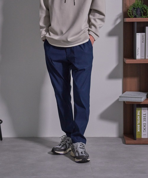 Blue Standard (ブルースタンダード)の「【BLUE STANDARD/ブルースタンダード】快適 接触冷感 ストレッチ イージーパンツ(その他パンツ・メンズ・チャコールグレー/ネイビー/グリーン/ブラック/ダークベージュ・MEDIUM/X-LARGE/LARGE)」の8枚目の写真