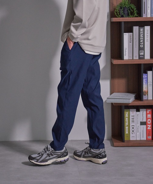 Blue Standard (ブルースタンダード)の「【BLUE STANDARD/ブルースタンダード】快適 接触冷感 ストレッチ イージーパンツ(その他パンツ・メンズ・チャコールグレー/ネイビー/グリーン/ブラック/ダークベージュ・MEDIUM/X-LARGE/LARGE)」の9枚目の写真