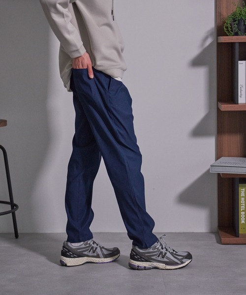 Blue Standard (ブルースタンダード)の「【BLUE STANDARD/ブルースタンダード】快適 接触冷感 ストレッチ イージーパンツ(その他パンツ・メンズ・チャコールグレー/ネイビー/グリーン/ブラック/ダークベージュ・MEDIUM/X-LARGE/LARGE)」の11枚目の写真