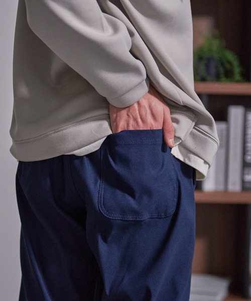 Blue Standard (ブルースタンダード)の「【BLUE STANDARD/ブルースタンダード】快適 接触冷感 ストレッチ イージーパンツ(その他パンツ・メンズ・チャコールグレー/ネイビー/グリーン/ブラック/ダークベージュ・MEDIUM/X-LARGE/LARGE)」の14枚目の写真