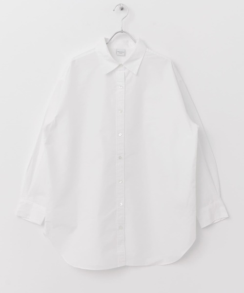 URBAN RESEARCH DOORS（アーバンリサーチドアーズ）の「C/RENUレギュラーカラーシャツ（Tシャツ/カットソー・レディース・オフホワイト/ブルー/ブルー系その他・MEDIUM）」の22枚目の写真