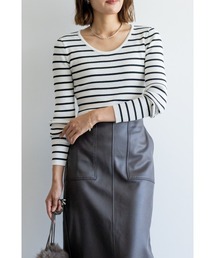 M.deux（エムドゥ）の「●ベーシックリブニット●（ニット/セーター）」