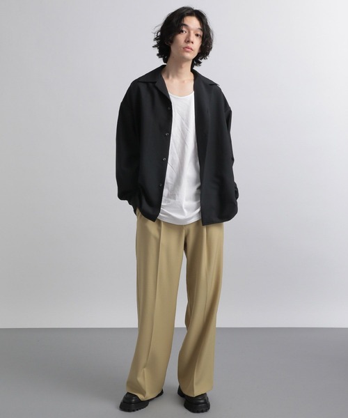 HARE（ハレ）の「ルーズスリットタンクトップ(HARE)（タンクトップ・メンズ・ホワイト/ブラック/ブラック系その他/ホワイト系その他・SMALL/MEDIUM）」の5枚目の写真