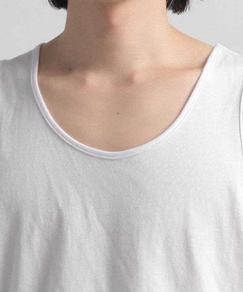 HARE（ハレ）の「ルーズスリットタンクトップ(HARE)（タンクトップ・メンズ・ホワイト/ブラック/ブラック系その他/ホワイト系その他・SMALL/MEDIUM）」の12枚目の写真