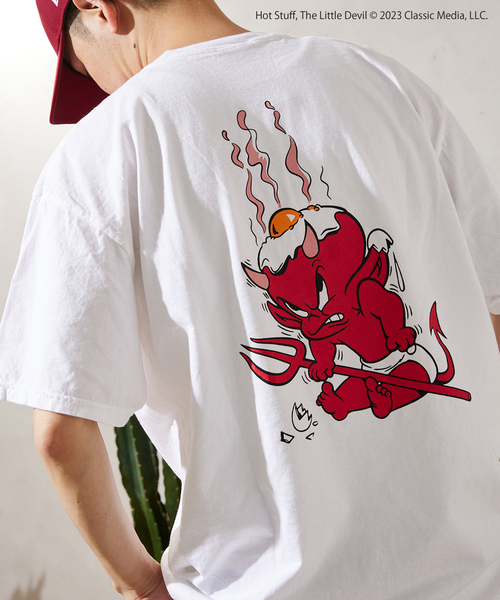 セール】【HOT STUFF × relume】別注 ロゴTシャツ（Tシャツ/カットソー