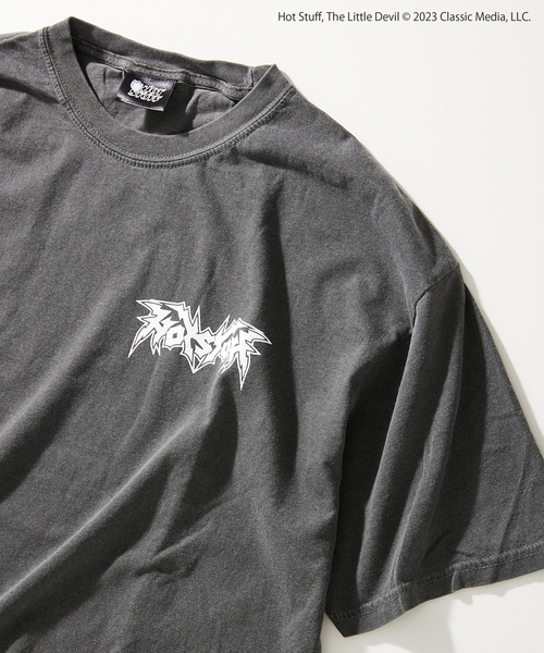 JOURNAL STANDARD relume(ジャーナルスタンダード レリューム)の「【HOT STUFF × relume】別注 ロゴTシャツ(Tシャツ/カットソー・メンズ・ブラック/ホワイト/ホワイト系その他/ブラック系その他/ライトグレー・MEDIUM/LARGE)」の14枚目の写真