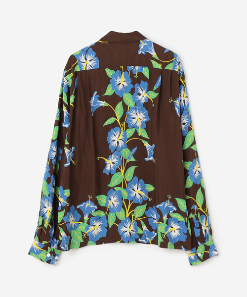 DUKE KAHANAMOKU(デューク カハナモク)の「DUKE KAHANAMOKU | ハワイアンシャツ ハイビスカス MEN(シャツ/ブラウス・メンズ・ブラウン系その他・L/XL)」の2枚目の写真