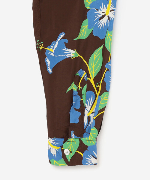 DUKE KAHANAMOKU(デューク カハナモク)の「DUKE KAHANAMOKU | ハワイアンシャツ ハイビスカス MEN(シャツ/ブラウス・メンズ・ブラウン系その他・L/XL)」の5枚目の写真