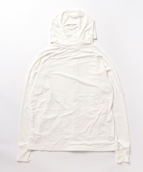 Coo+i（クーイ）の「指穴付き接触冷感uvカットパーカー（パーカー・レディース・ミント/ブルー/ホワイト/ピンク/ラベンダー/グレー・L/XL/M/L）」の7枚目の写真