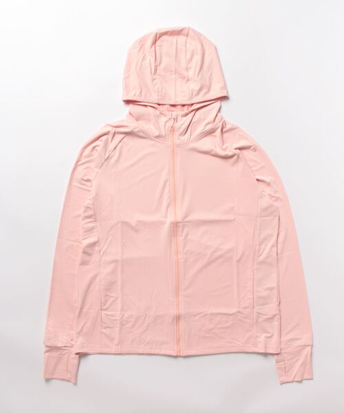 Coo+i（クーイ）の「指穴付き接触冷感uvカットパーカー（パーカー・レディース・ミント/ブルー/ホワイト/ピンク/ラベンダー/グレー・L/XL/M/L）」の21枚目の写真