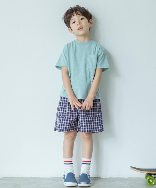 THE SHOP TK (ザ ショップ ティーケー )の「◆【100-140】サッカーチェックハーフパンツ(その他パンツ・キッズ・イエロー系1/ネイビー系1・10/11/12/13/14)」の19枚目の写真