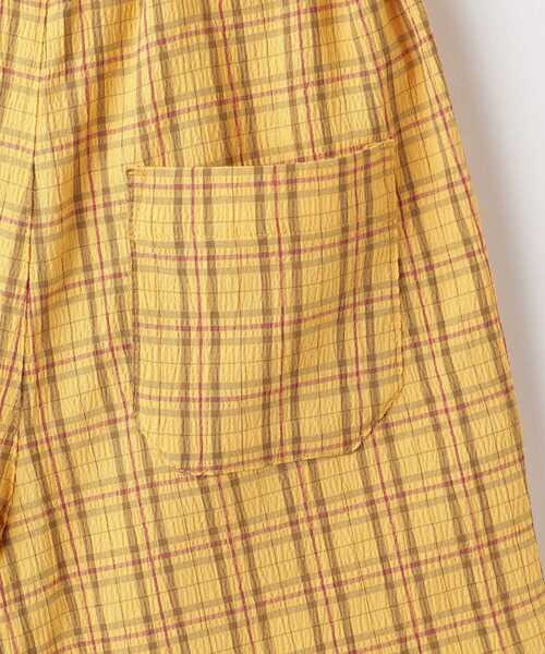 THE SHOP TK (ザ ショップ ティーケー )の「◆【100-140】サッカーチェックハーフパンツ(その他パンツ・キッズ・イエロー系1/ネイビー系1・10/11/12/13/14)」の6枚目の写真