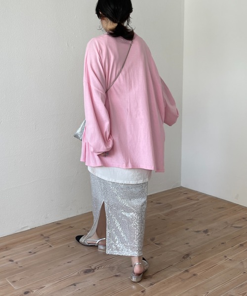 wee9s（ウィークス）の「vintage like bear tee / ヴィンテージライクベアーティー（Tシャツ/カットソー・レディース・アイボリー/ピンク/グレー・FREE）」の18枚目の写真