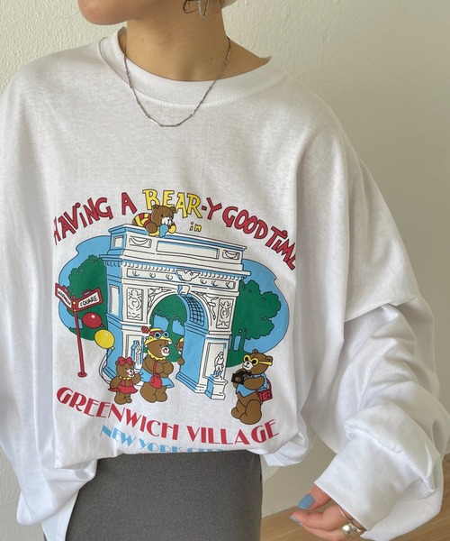 vintage like bear tee / ヴィンテージライクベアーティー（Tシャツ